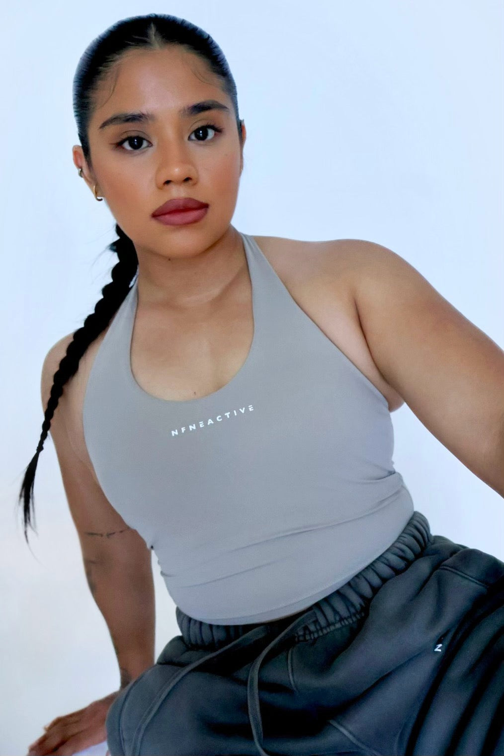 Power Halter Crop Tank