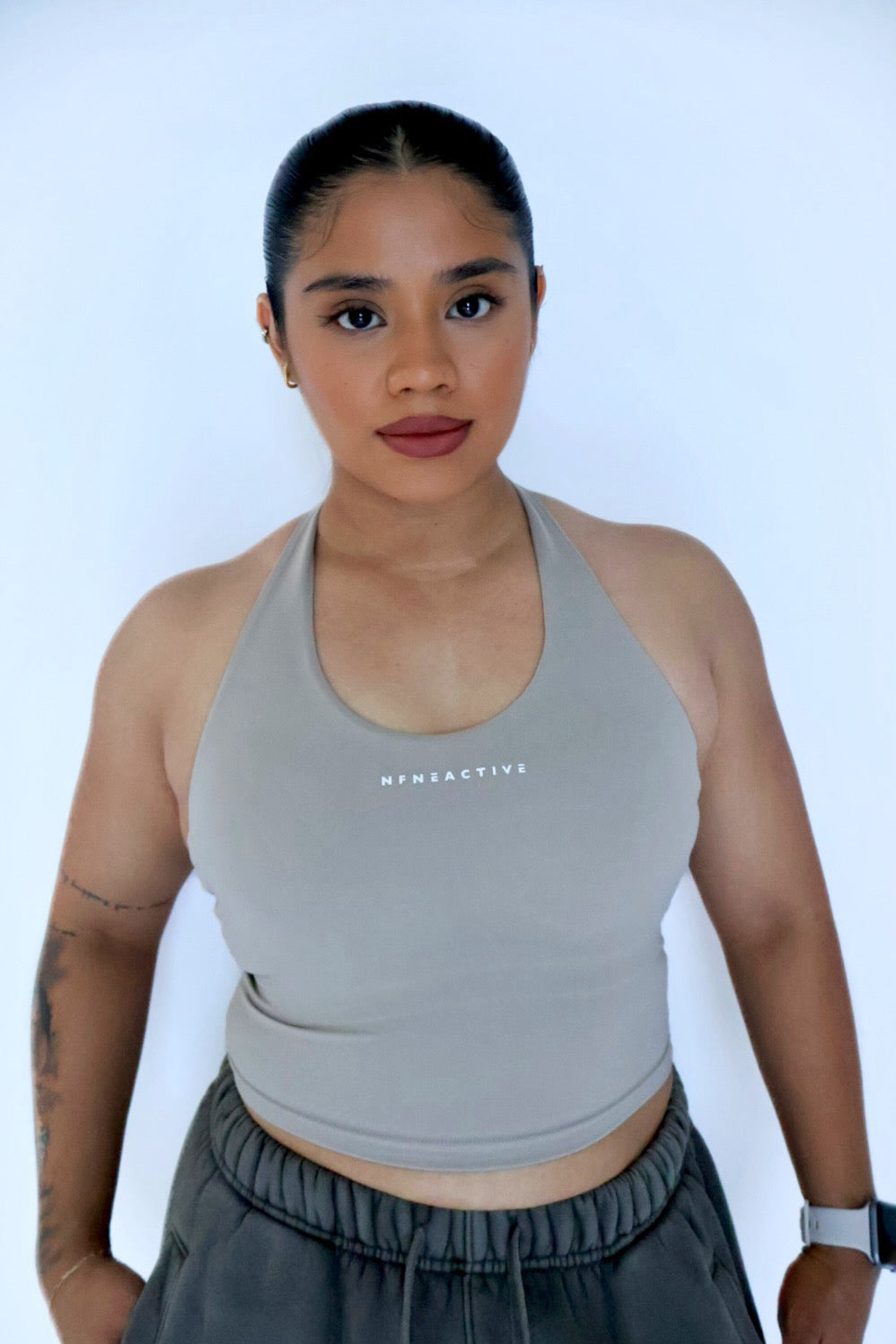 Power Halter Crop Tank