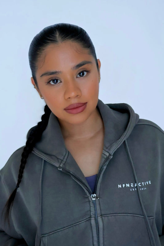 Everyday Motion cropped zip hoodie
